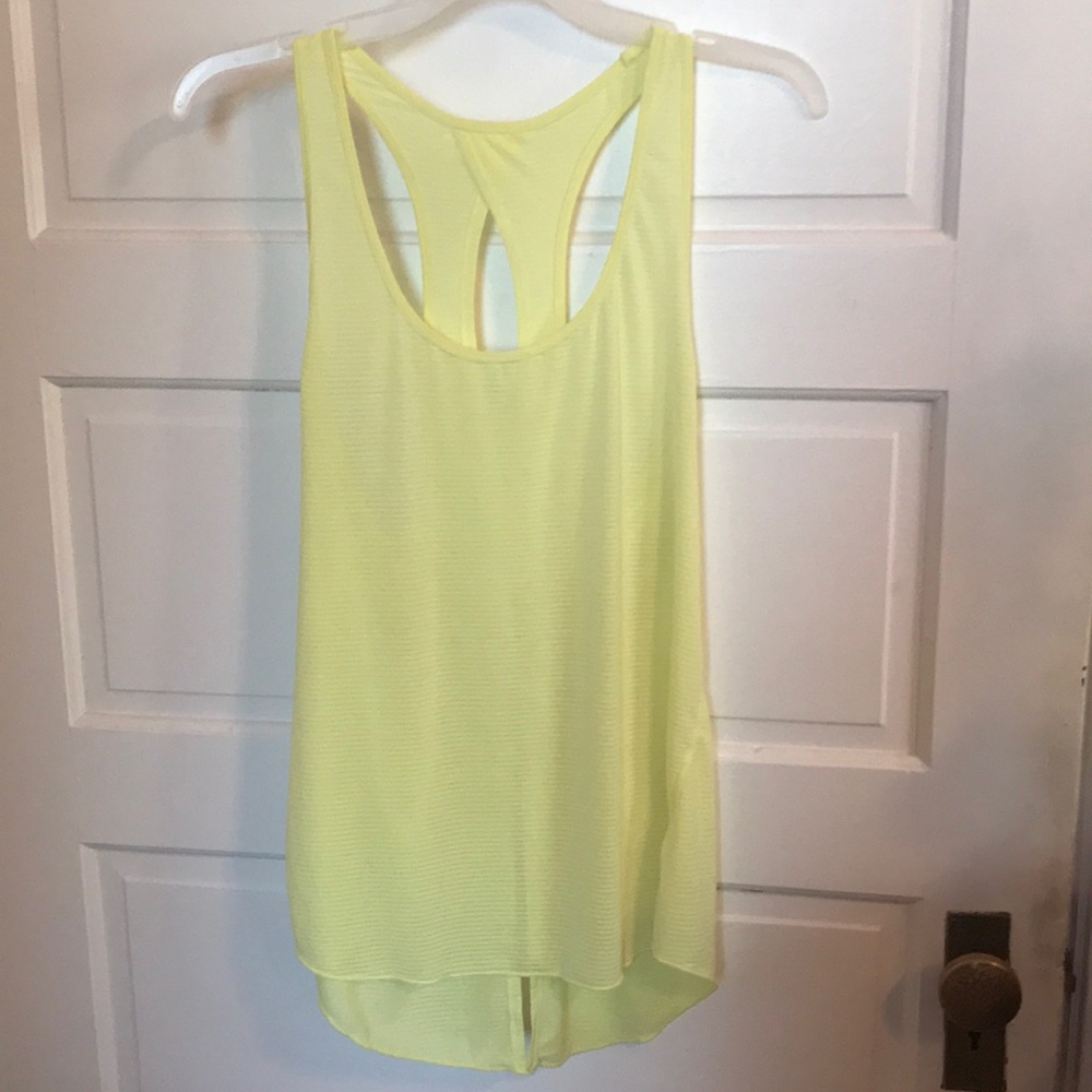 Lemon Yellow REI tank top